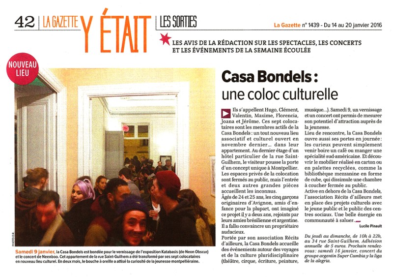 Article Gazette Neon Obscur